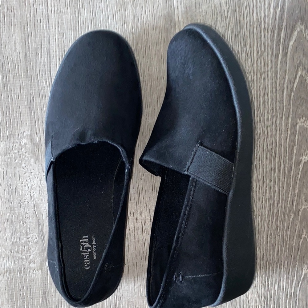 East 5th Memory Foam Black Slip-On Loafers Size 7.5 - Picture 4 of 7